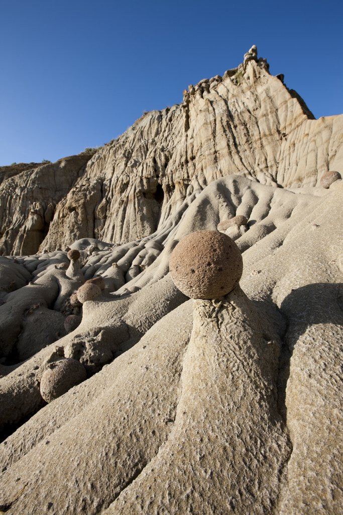 Detail of Rock formations in Theodore Roosevelt National Park by Anonymous