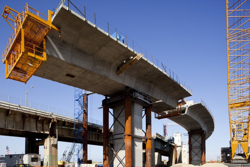 Detail of Bridge Construction, Perth Amboy, New Jersey by Anonymous