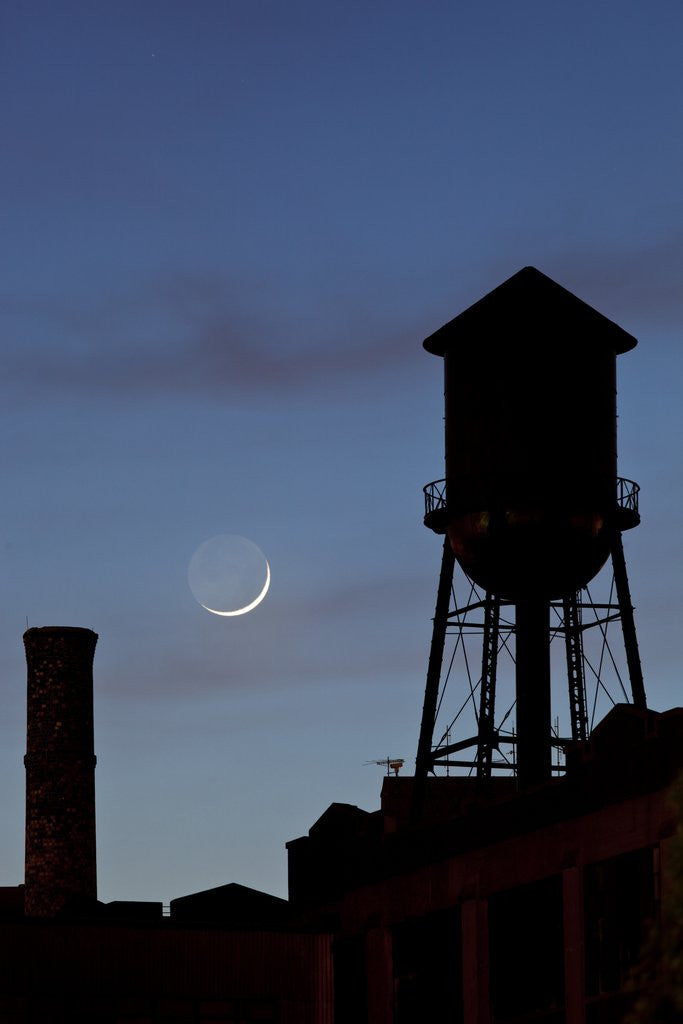 Detail of Water Towers, Jersey City, New Jersey by Anonymous