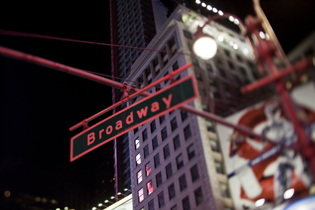 Detail of Broadway, Times Square, New York City by Anonymous