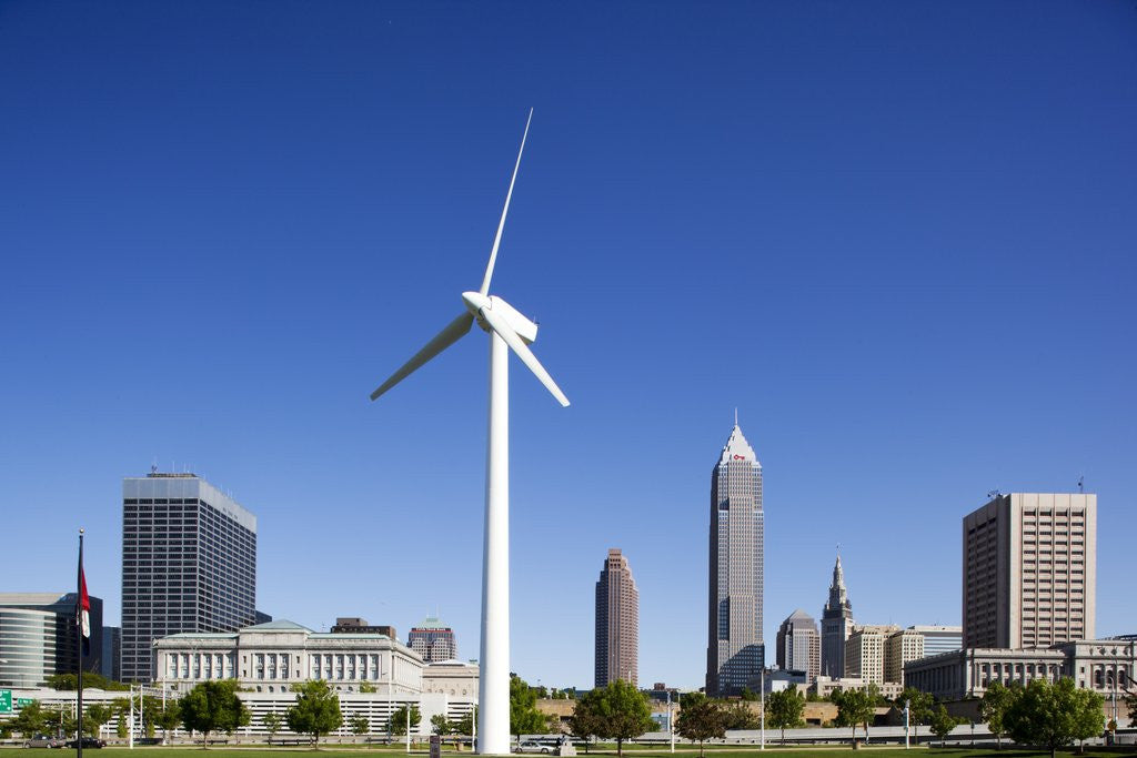 Detail of Windmill, Cleveland, Ohio by Anonymous