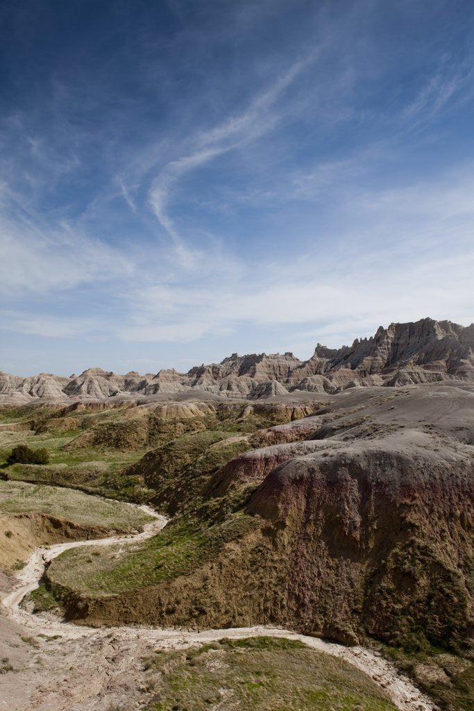 Detail of Badlands National Park in South Dakota by Anonymous