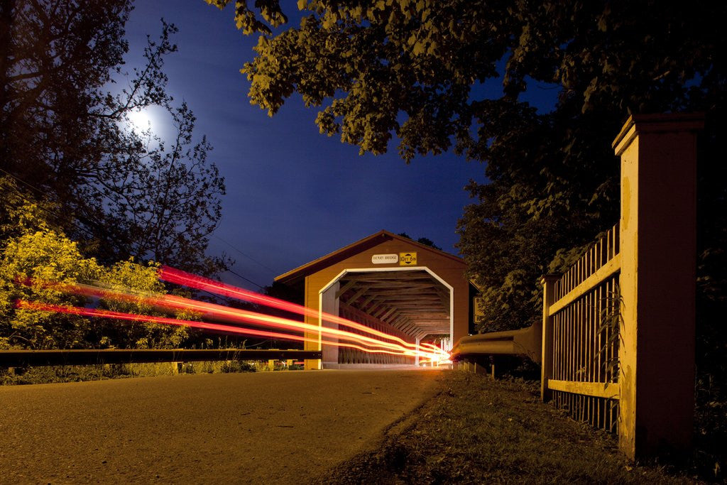 Detail of Covered Bridge, Bennington, Vermont by Anonymous