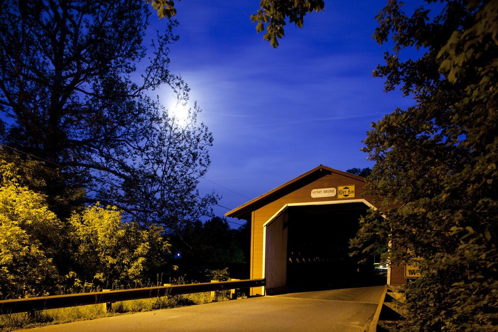 Detail of Covered Bridge, Bennington, Vermont by Anonymous