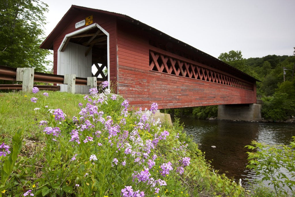 Detail of Henry Covered Bridge by Corbis