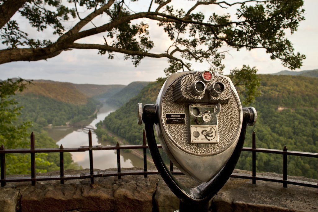 Detail of Stationary viewer facing the New River by Anonymous