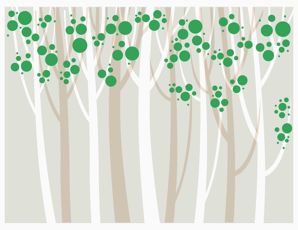 Detail of Forest illustration by Anonymous
