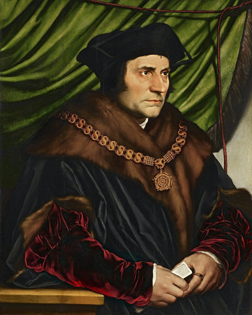 Detail of Sir Thomas More by Hans Holbein The Younger