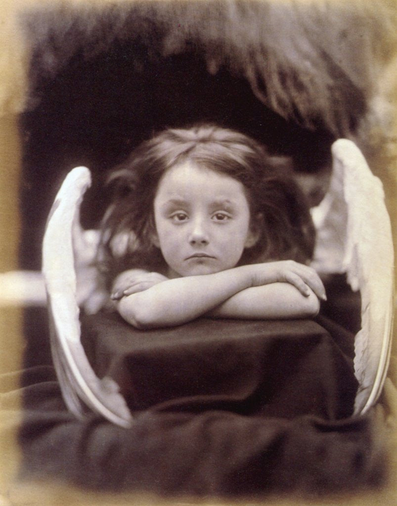 Detail of I Wait (Rachel Gurney as an Angel) by Julia Margaret Cameron