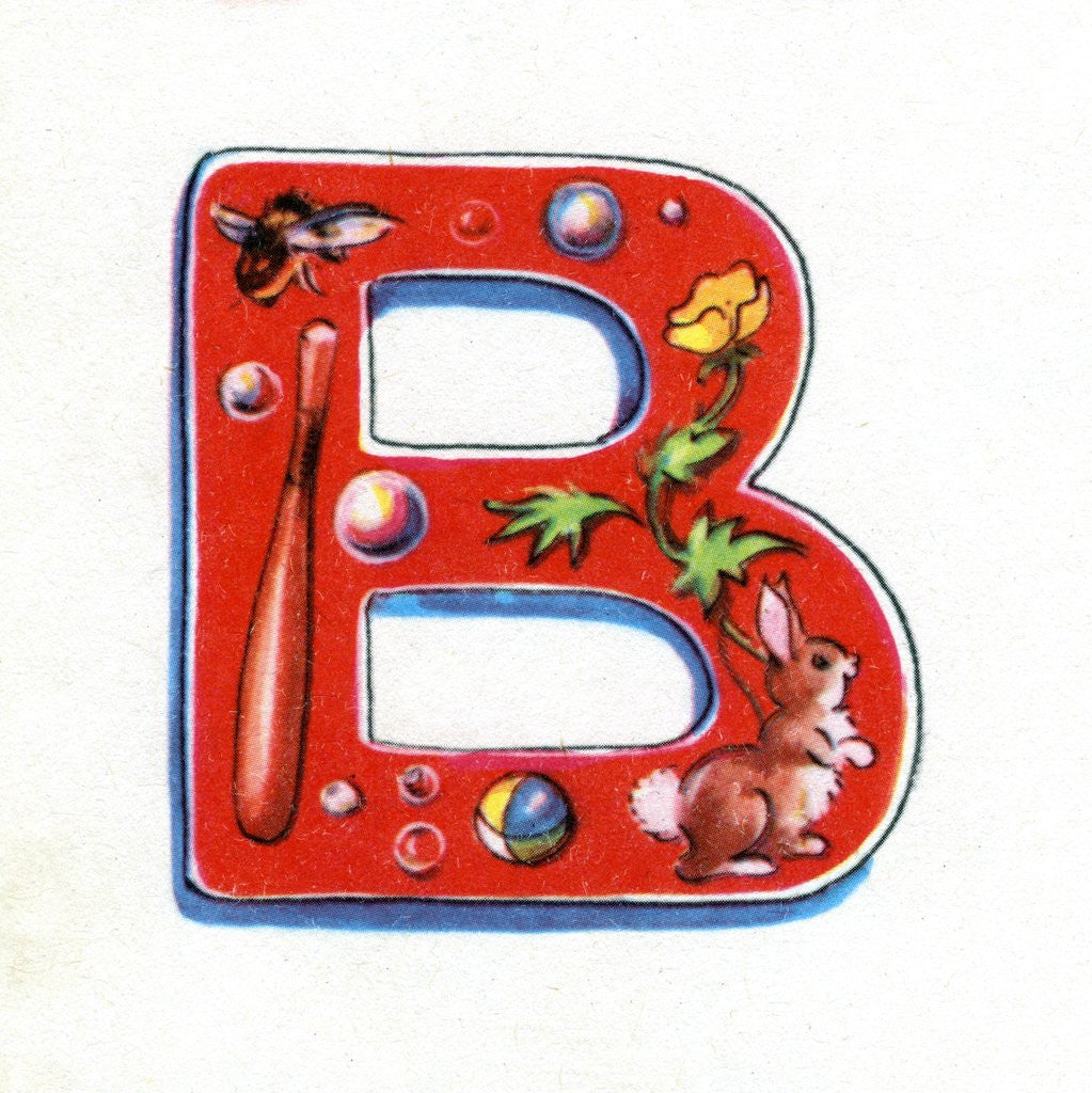 Detail of Letter B by Anonymous