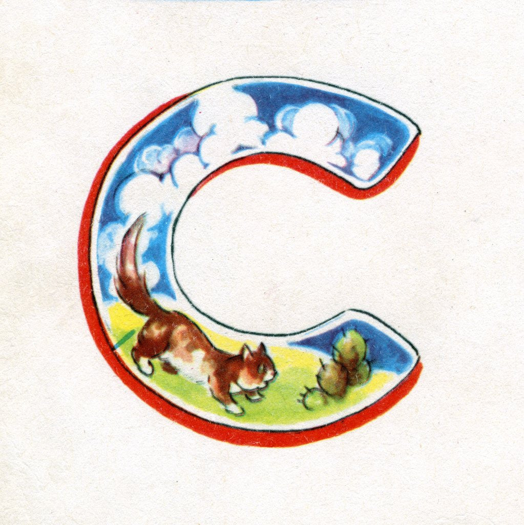Detail of Letter C by Corbis