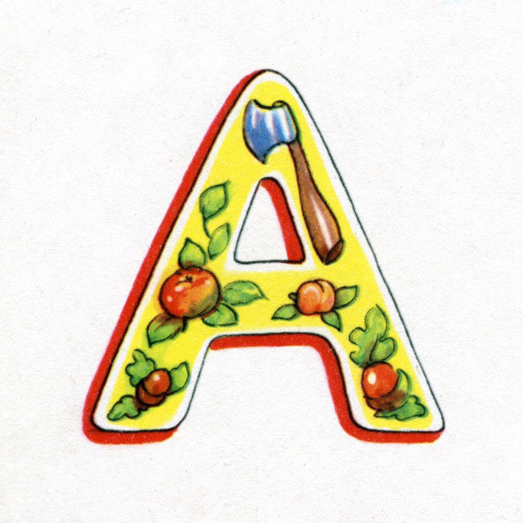 Detail of Letter A by Corbis