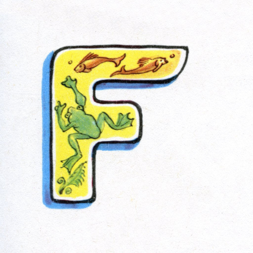 Detail of Letter F by Corbis