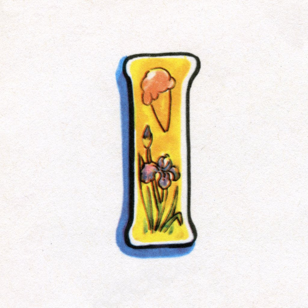 Detail of Letter I by Anonymous