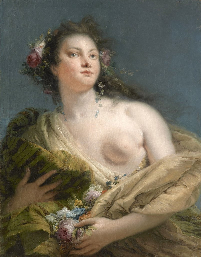 Portrait of a Lady as Flora by Giovanni Battista Tiepolo