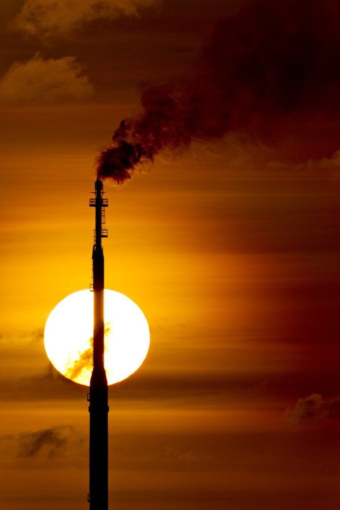 Detail of Oil Refinery Gas Flare, Aruba by Anonymous