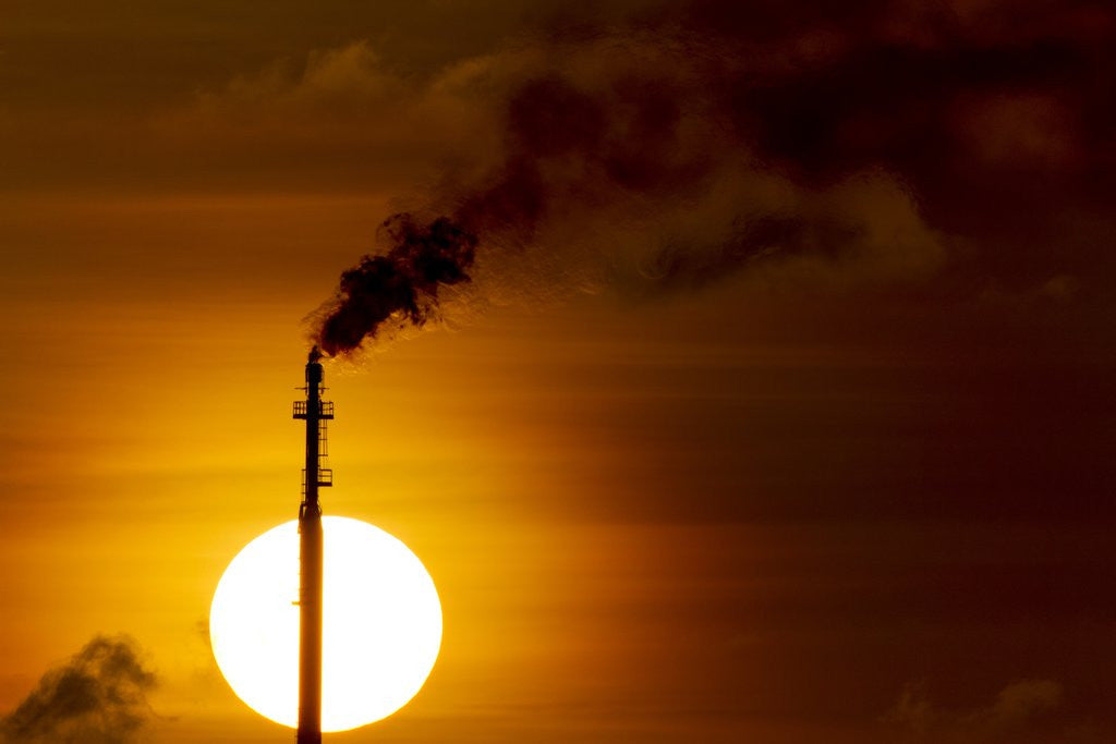 Detail of Oil Refinery Gas Flare, Aruba by Anonymous