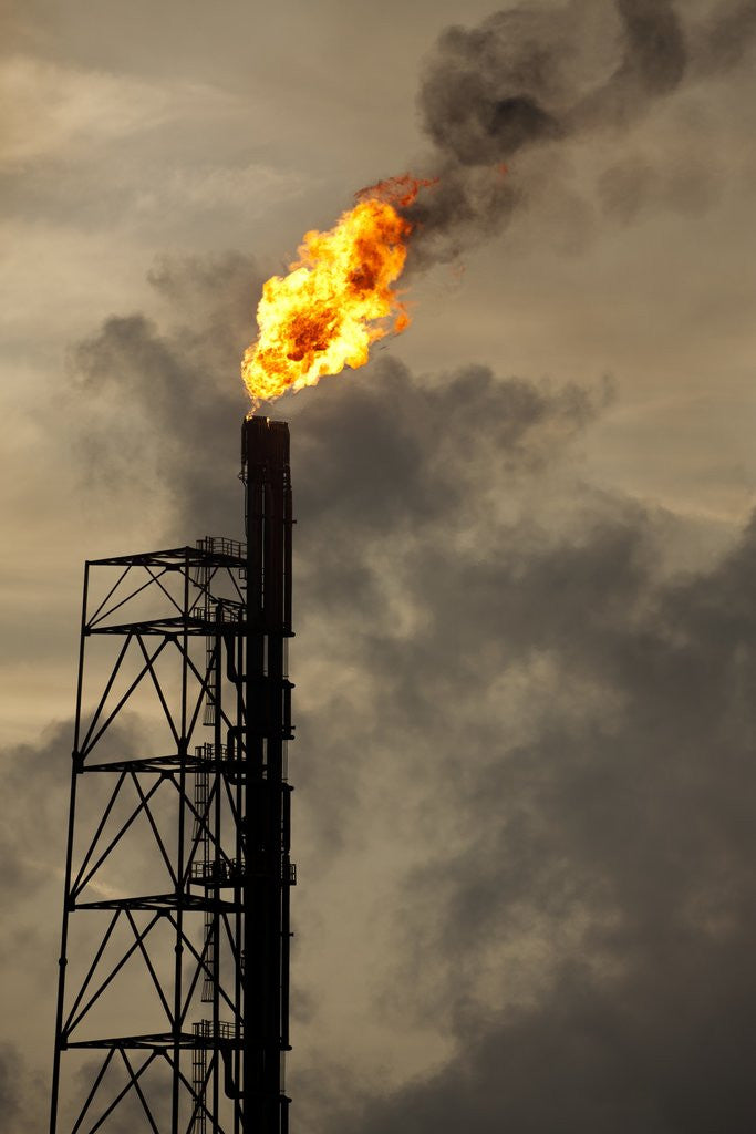Detail of Oil Refinery at Curacao by Anonymous