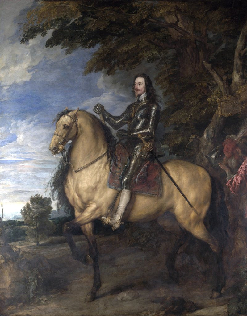 Detail of Equestrian Portrait of Charles I by Anthony van Dyck