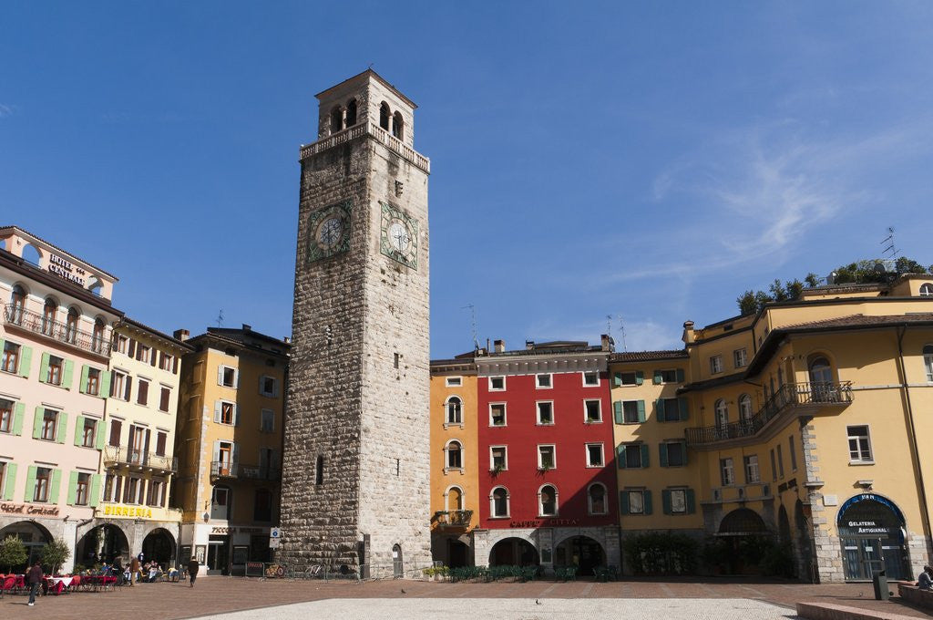 Detail of Apponale Tower in Piazza 3 Novembre by Anonymous