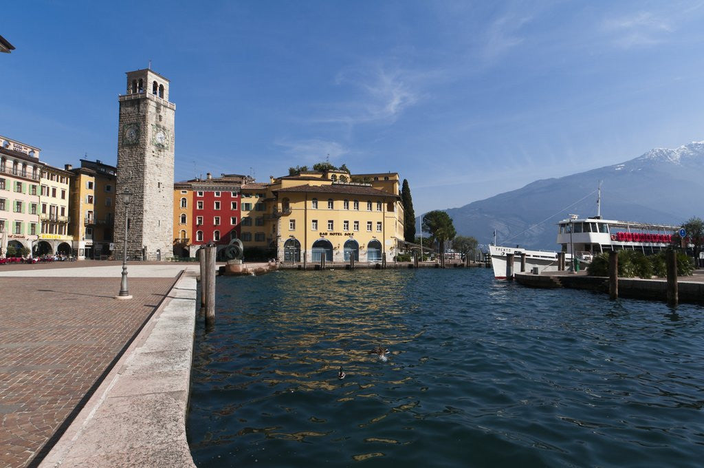 Detail of Riva del Garda waterfront by Corbis