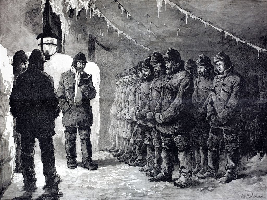 Detail of Sunday morning on the Alert in mid winter by Anonymous