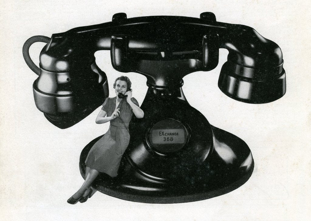 Detail of Vintage telephone by Anonymous