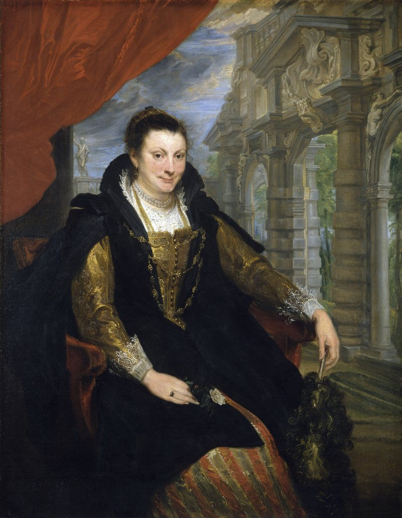 Detail of Portrait of Isabella Brant by Anthony van Dyck