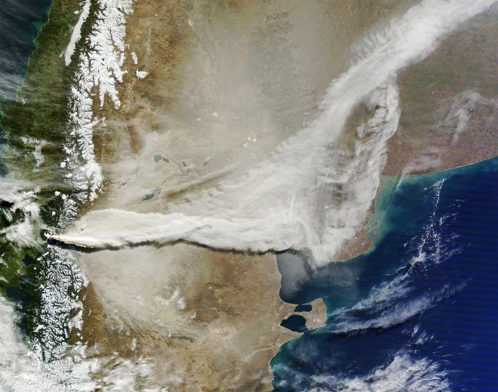 Detail of Eruption of Puyehue-CordÃ³n Caulle Volcano by Anonymous