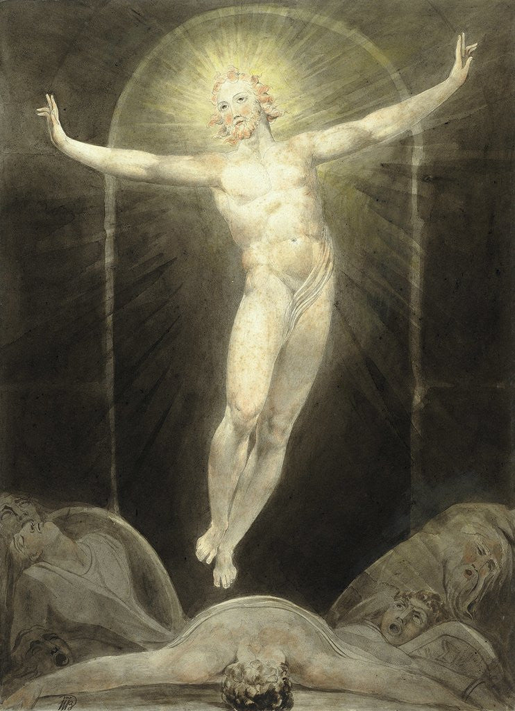 Detail of The Resurrection by William Blake