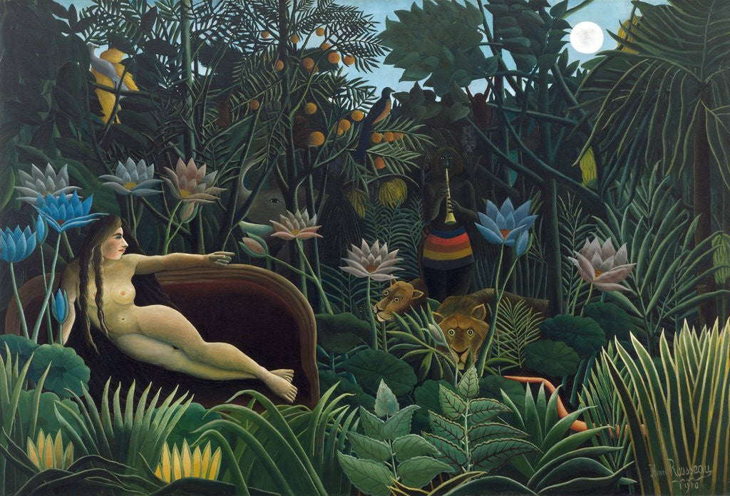 Detail of The Dream by Henri Rousseau