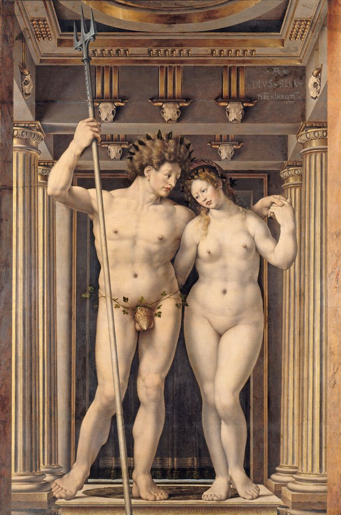 Detail of Neptune and Amphitrite by Jan Gossaert