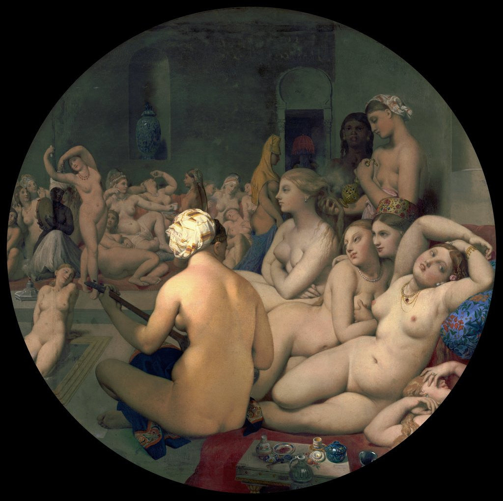 Detail of The Turkish Bath by Jean-Auguste-Dominique Ingres