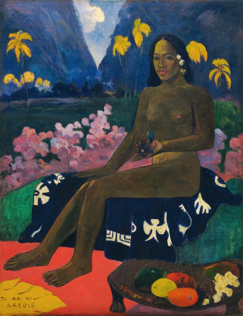 Detail of Te aa no areois (The Seed of the Areoi) by Paul Gauguin