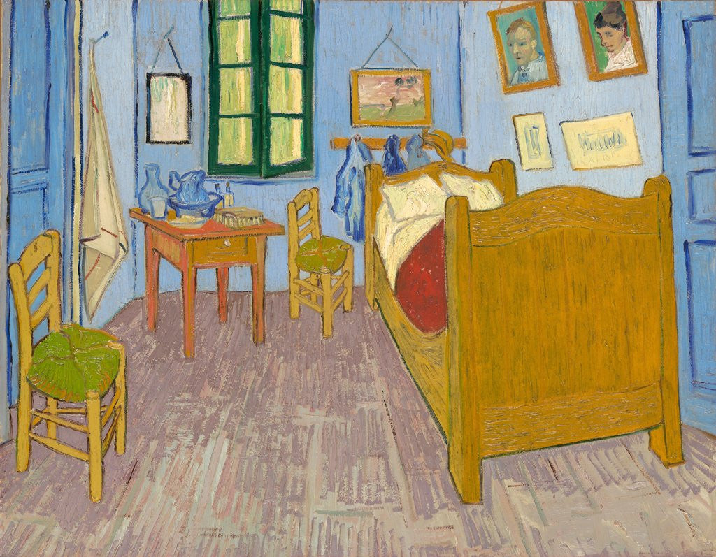 Detail of Van Gogh's Bedroom at Arles by Vincent Van Gogh