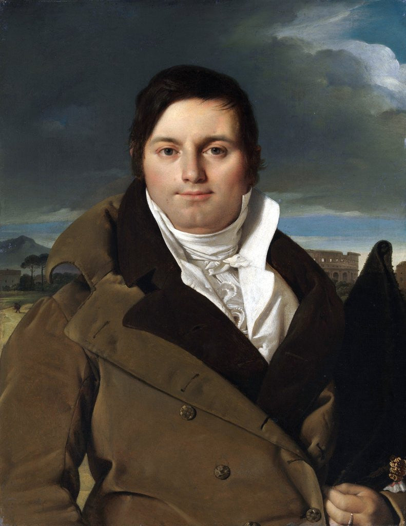 Detail of Joseph-Antoine Moltedo by Jean-Auguste-Dominique Ingres