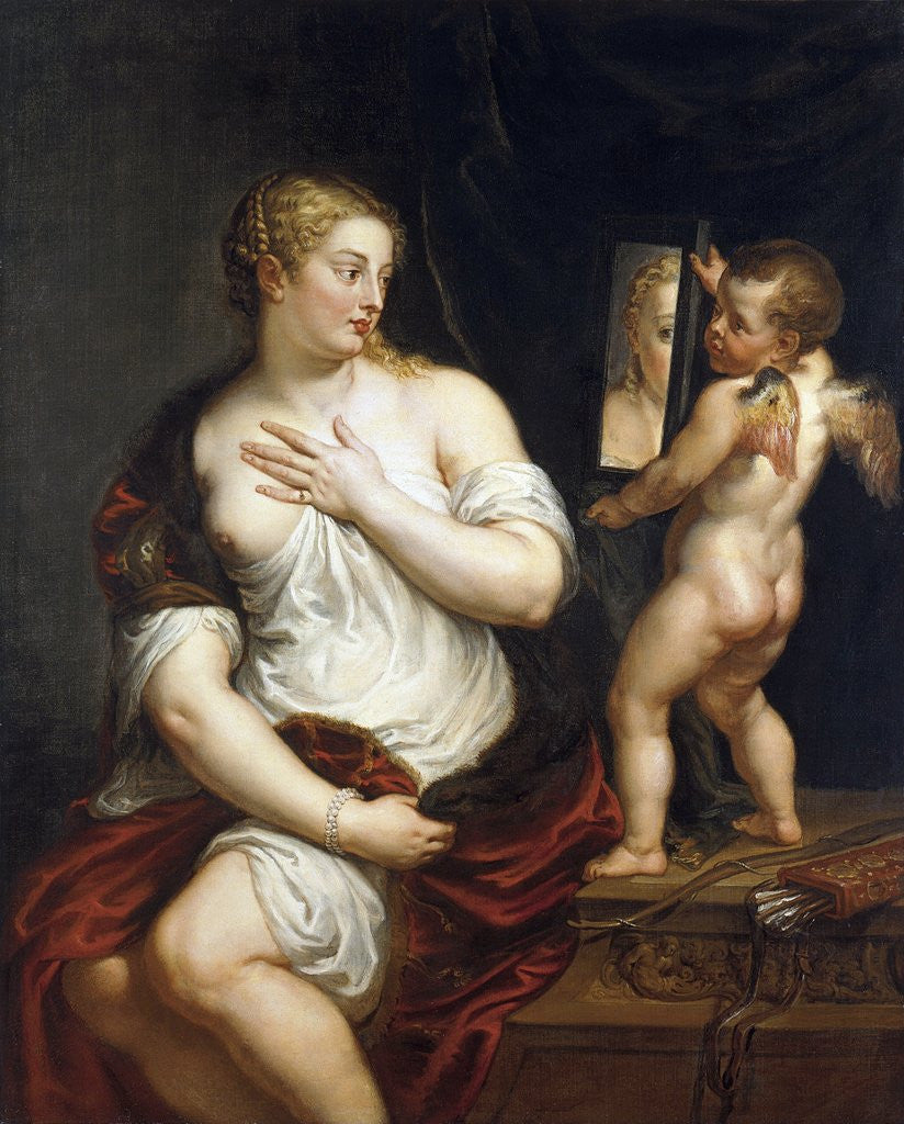Detail of Venus and Cupid by Peter Paul Rubens