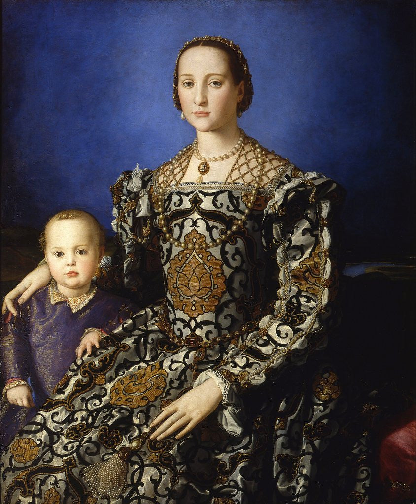 Detail of Portrait of Eleanor of Toledo with Her Son Giovanni by Angelo Bronzino