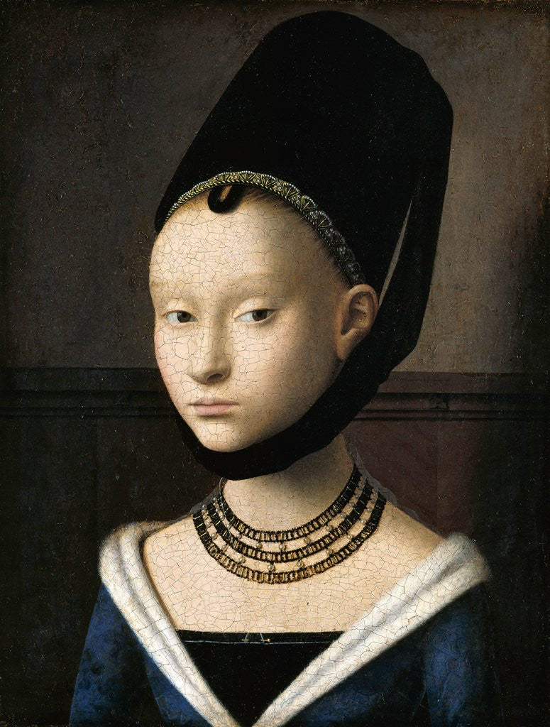Detail of Portrait of a Young Woman by Petrus Christus