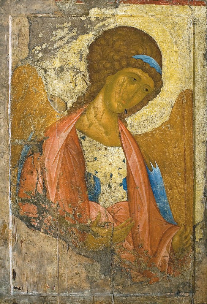 Detail of Icon of the Archangel Michael by Andrej Rublev