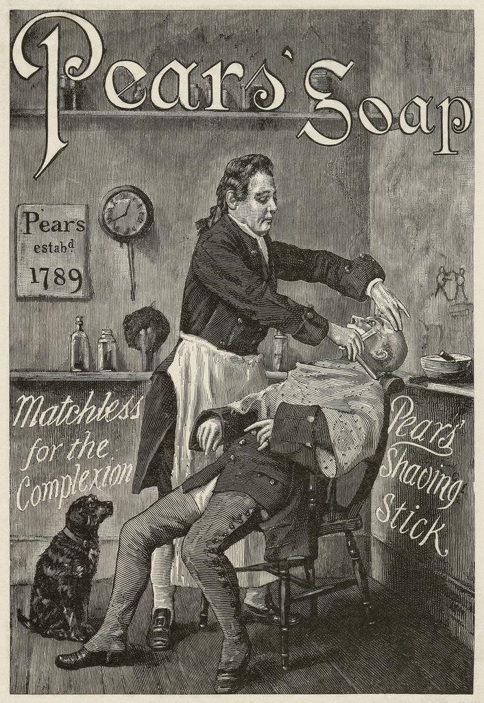 Detail of Pear's Soap advertisement by Anonymous