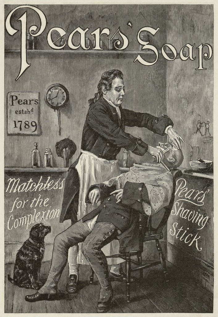Detail of Pear's Soap advertisement by Corbis