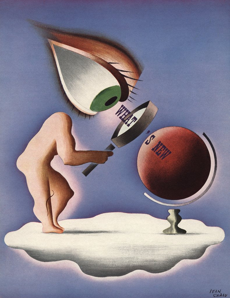 Detail of What's New poster by Jean Carlu