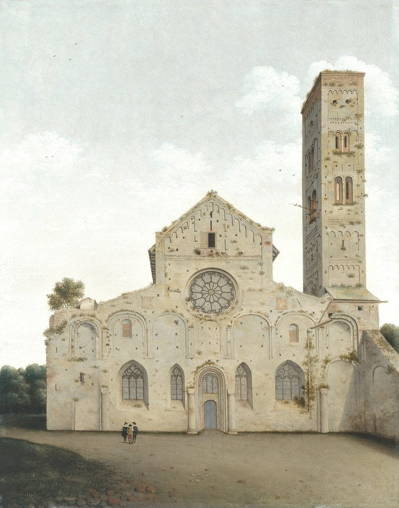 Detail of The West Facade of the Church of Saint Mary in Utrecht by Pieter Saenredam