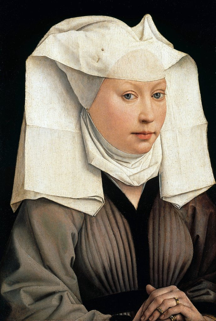 Detail of Portrait of a Young Woman by Rogier van der Weyden