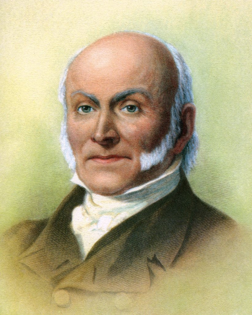 Detail of John Quincy Adams by Anonymous
