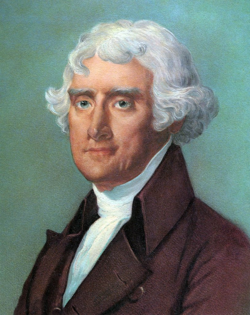 Detail of Thomas Jefferson by Anonymous