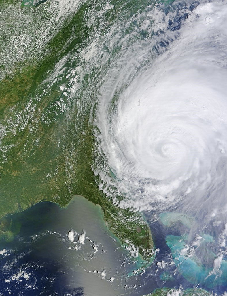 Detail of Hurricane Irene on August 26, 2011 by Anonymous