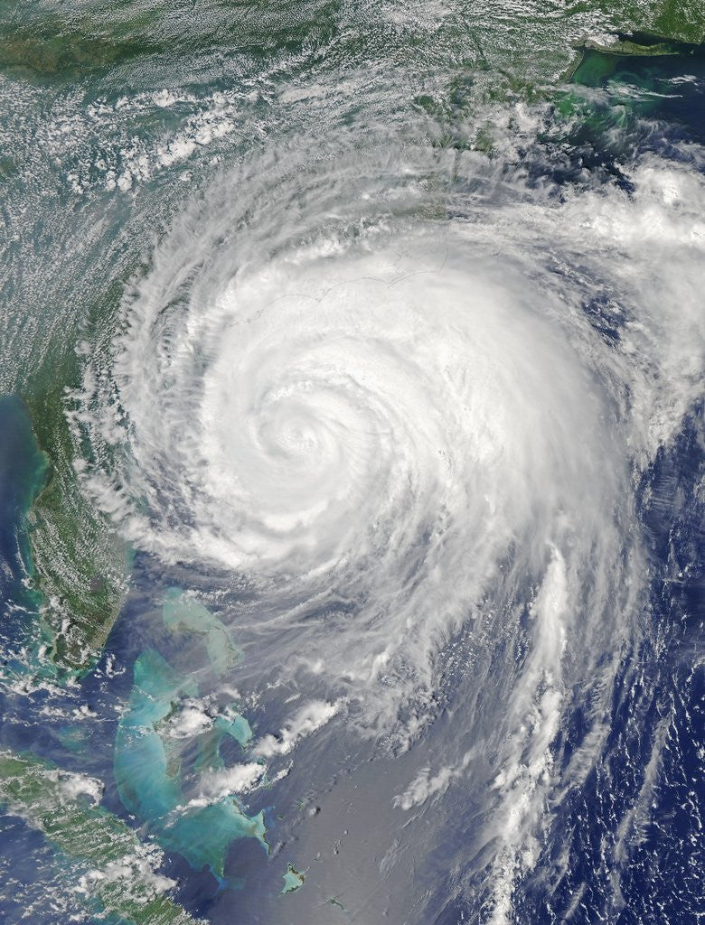 Detail of Hurricane Irene on August 26, 2011 by Anonymous