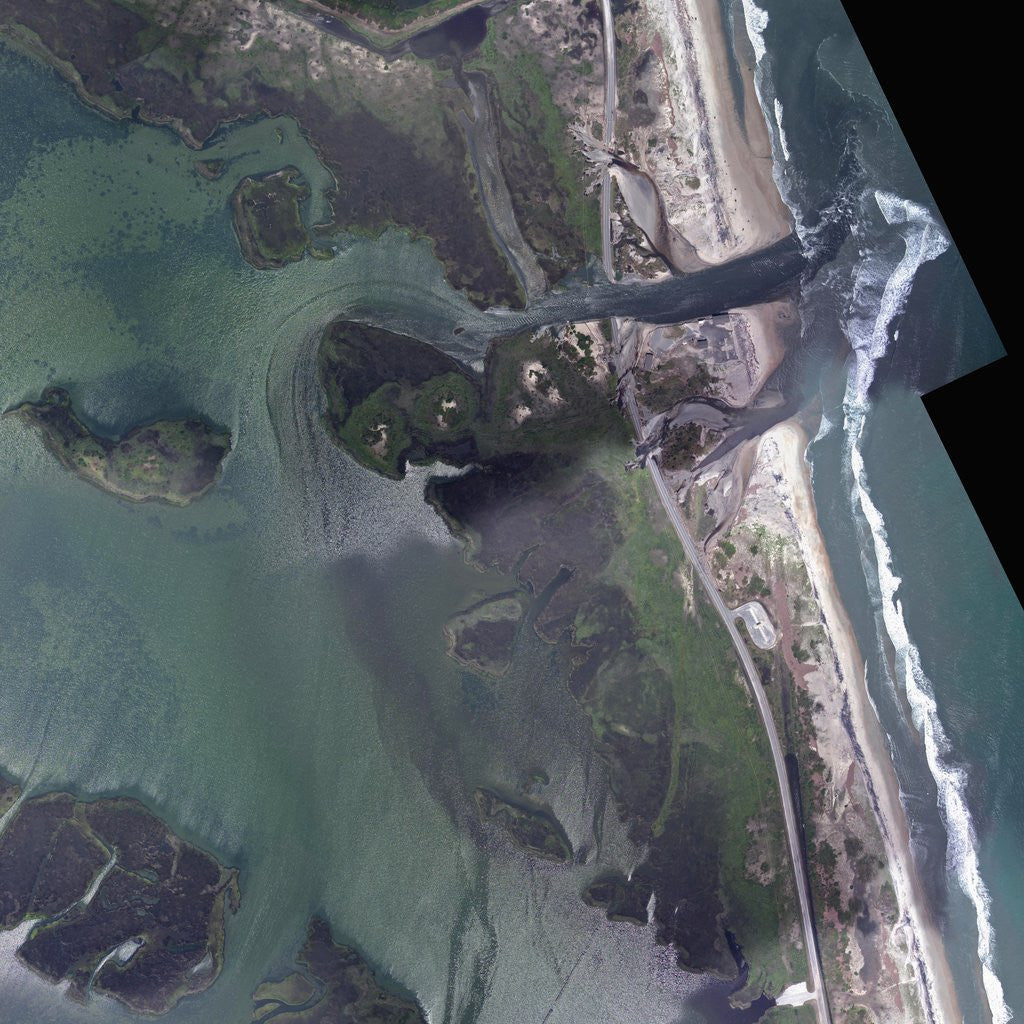 Detail of Hurricane Irene Breaches Outer Banks by Anonymous